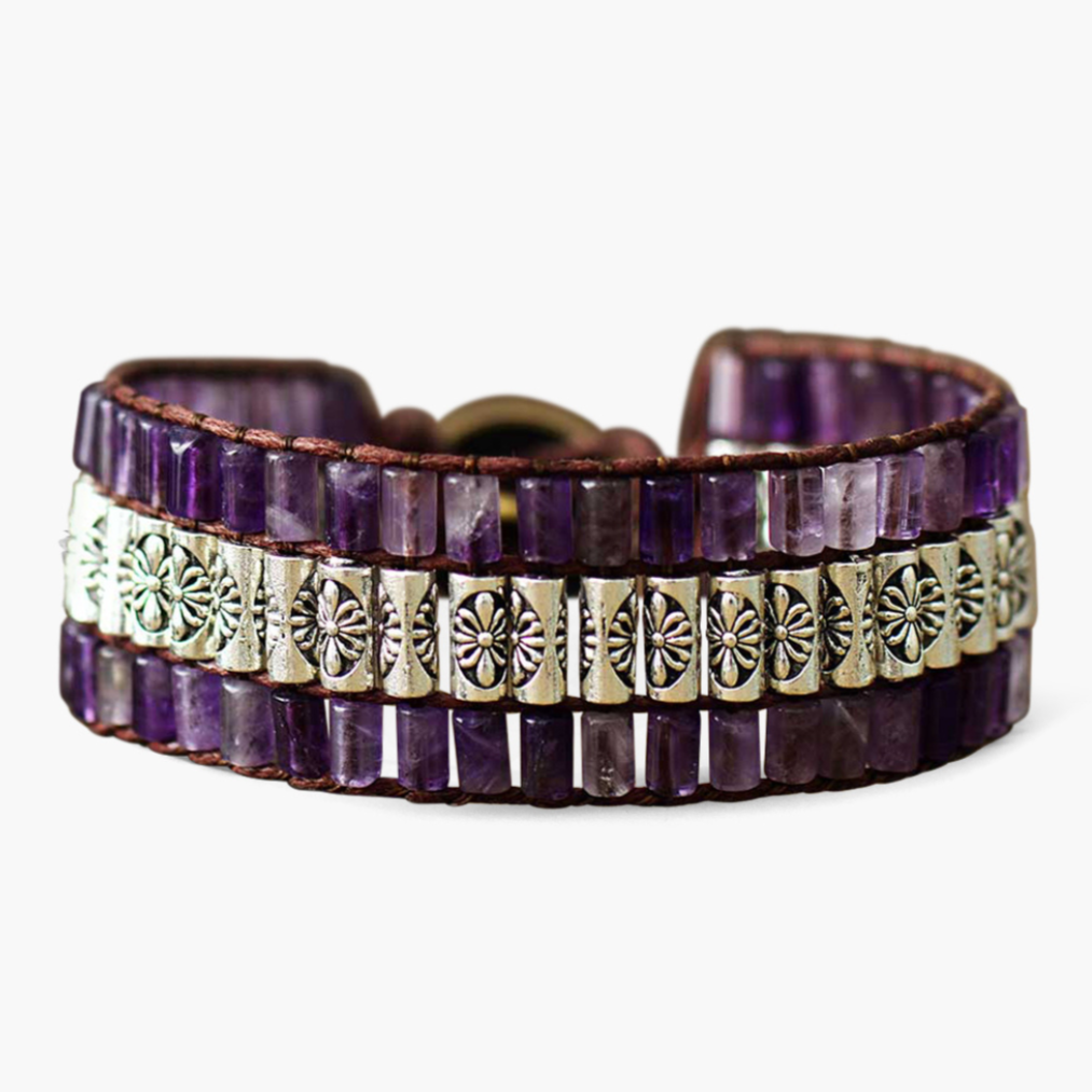 WESTERN ANTIQUE AMETHYST BRACELET