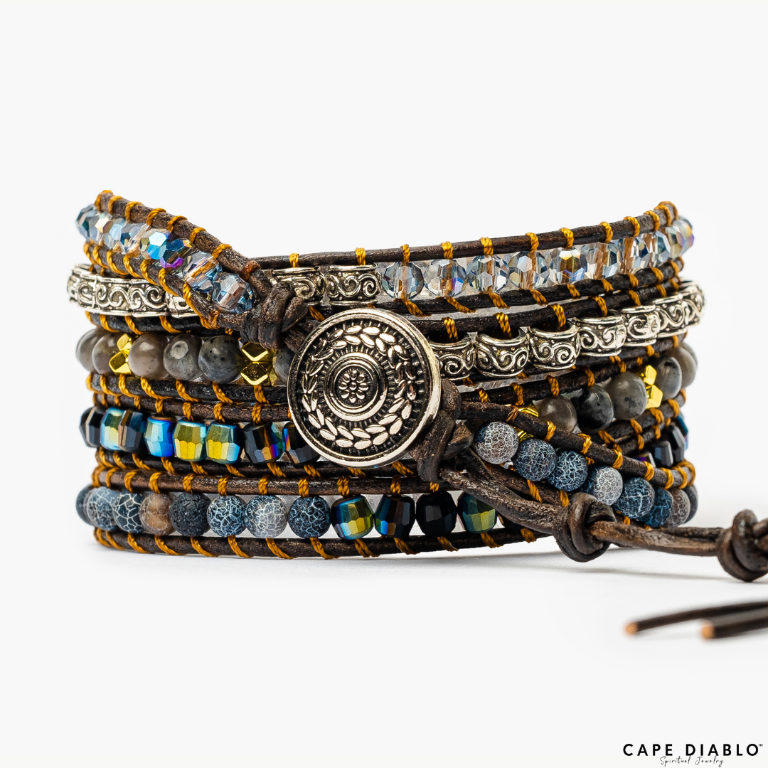 ONYX MOONLIGHT WRAP BRACELET