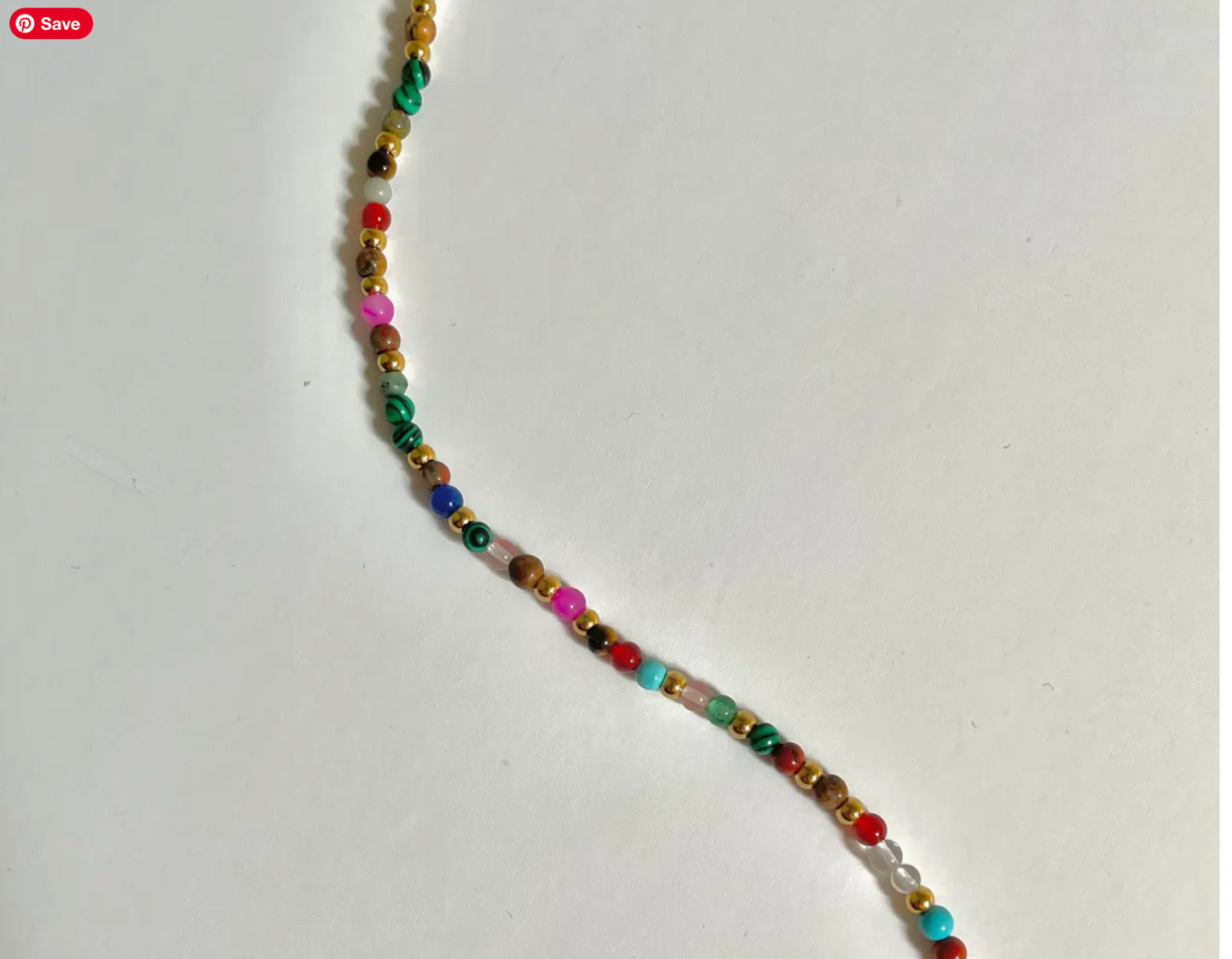 LILA BEAD NECKLACE