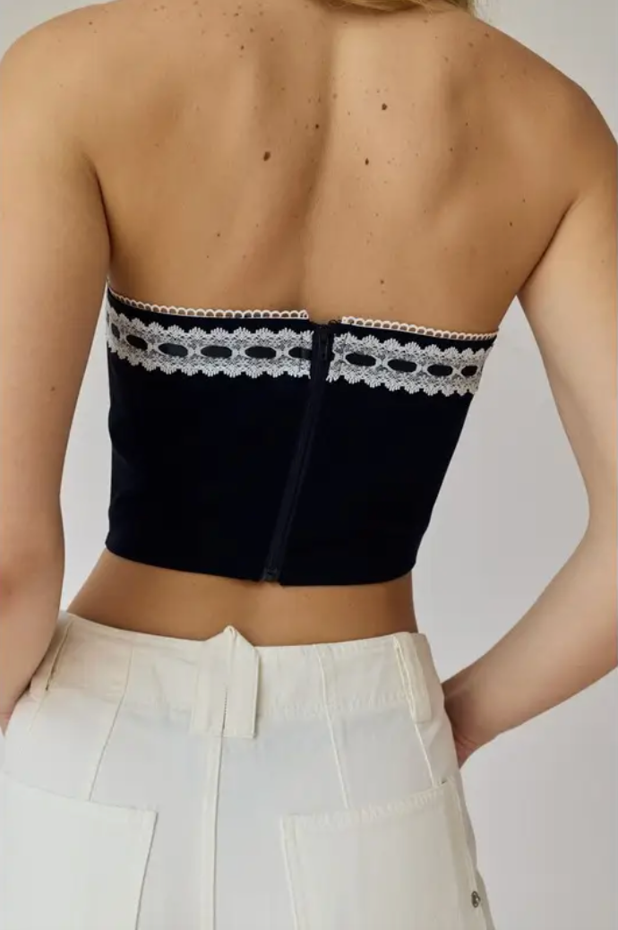 AVA STRAPLESS BUSTIER TOP