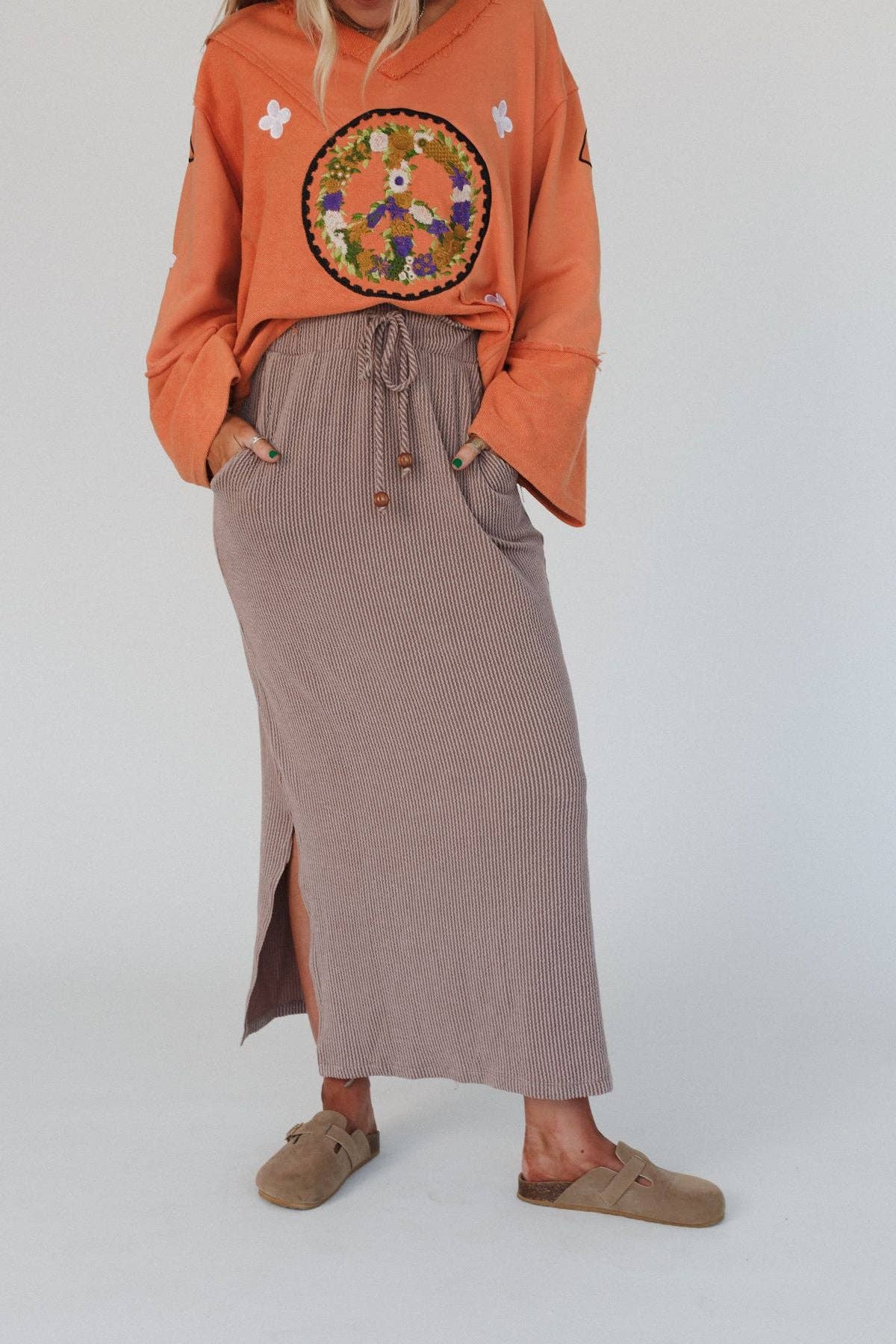 DESERT ROSE MAXI SKIRT